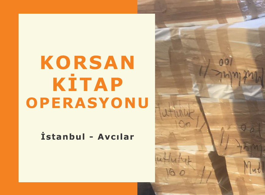 Avcılar İlçesinde Korsan Kitap Operasyonu