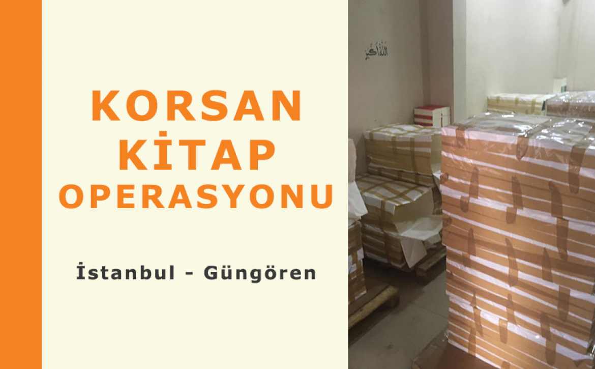 GÜNGÖREN İLÇESİNDE KORSAN KİTAP OPERASYONU
